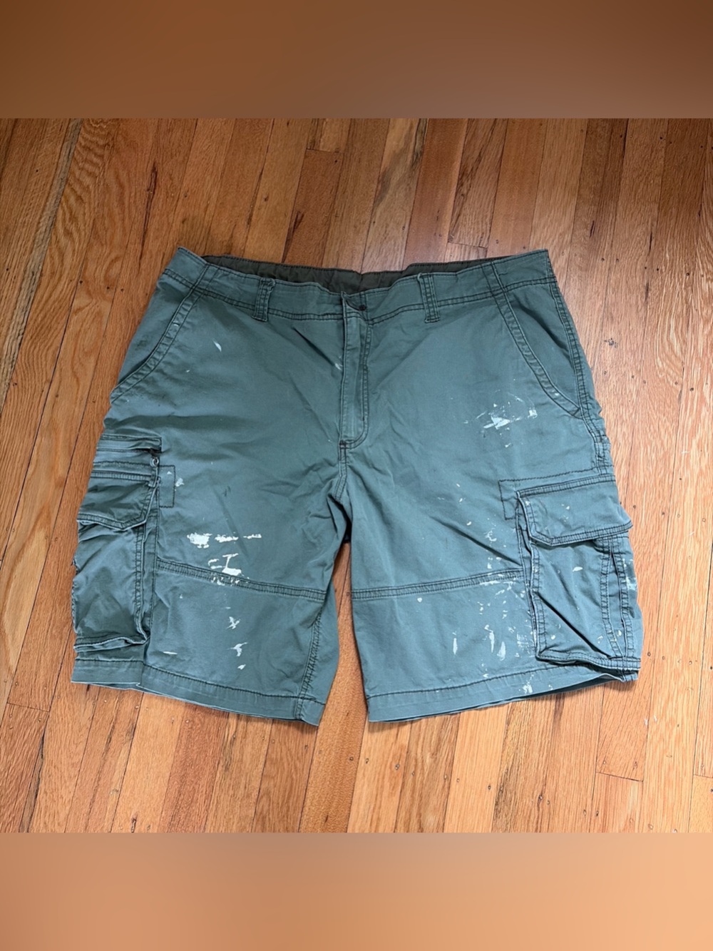 George Men's Green Cargo Shorts